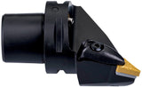 PRAMET Klemmhalter ISO C4-DVJNL-27062-16 mit Polygonkupplung, Linkslauf, 40 mm