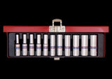 KING TONY Profi-Werkzeuge - 1/4" Steckschlüssel-Set, metrisch - 11 tlg. 2511MR