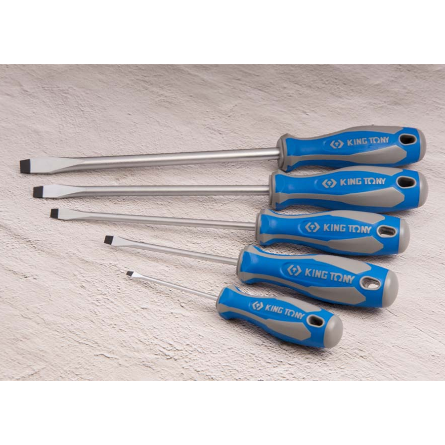 KING TONY Profi-Werkzeuge - Schlitz-Schraubendreher, 125 mm, 5,5 x 1 mm 14225505R
