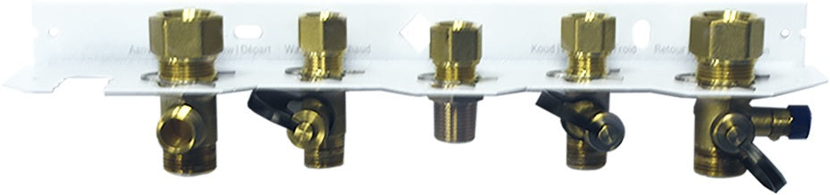 MHG Anschluss-Schiene ecoGAS 30/36 & 45/36 – Hydraulikanschluss für ecoGAS Kessel