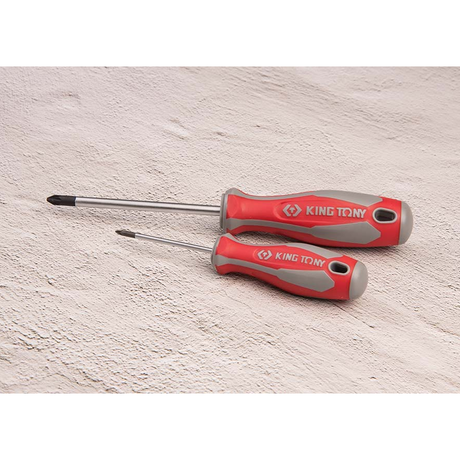 KING TONY Profi-Werkzeuge - POZIDRIV®-Schraubendreher, 80 mm - PZ1 14280132R