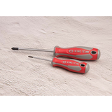 KING TONY Profi-Werkzeuge - Schlitz-Schraubendreher - PZ N°0, 3*60 mm BLI14280023R