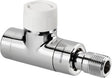 OVENTROP Thermostatventil Baureihe E DN 15, 1/2 Zoll, PN 10, Durchgang, anthrazit – voreinstellbar