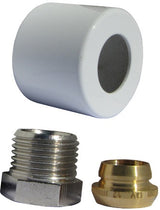 Oventrop Klemmringverschraubungs-Set für Baureihe E – verchromt, 1/2 Zoll x 15 mm