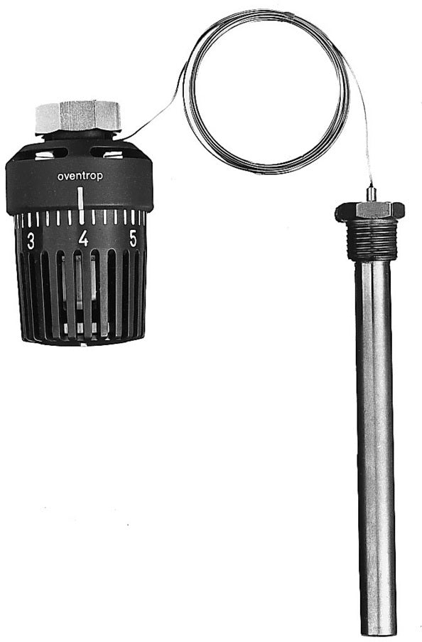 OVENTROP Temperaturregler mit Tauchfühler 20-50 °C, Kapillarrohr 2 m, ohne Hilfsenergie