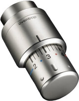 OVENTROP Thermostat Uni SH weiß/chrom – mit Nullstellung & Flüssig-Fühler für Heizkörper