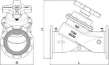 OVENTROP HydroControl VFS Strangregulierventil DN 65 PN 16 Edelstahl Flansch
