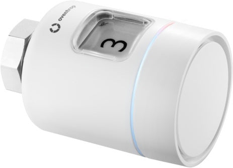 OVENTROP termios Pro Thermostat mit Anschlussset M 30 x 1,5 – Smartes Heizkörperthermostat mit E-Ink Display