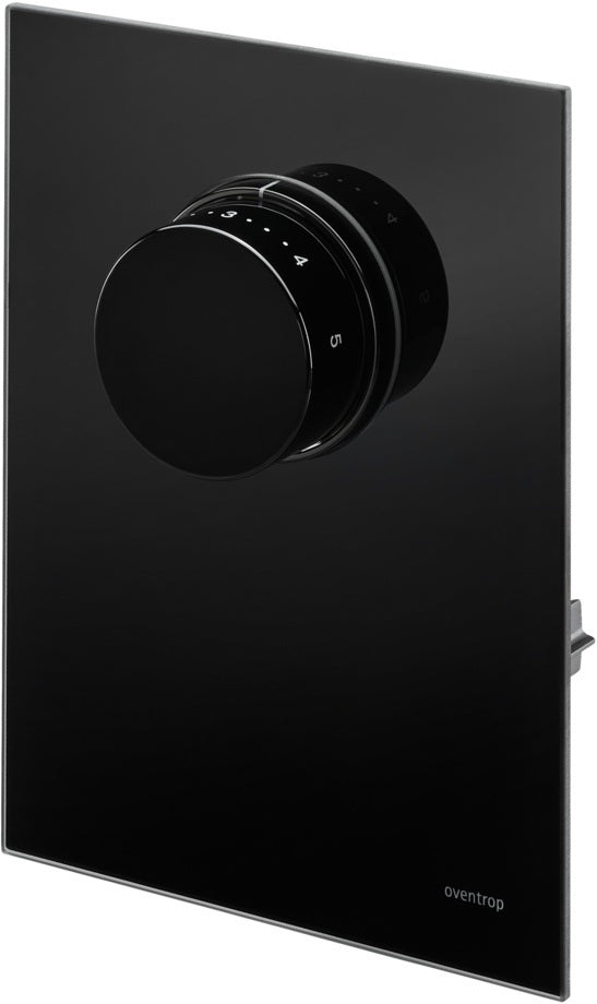 OVENTROP Abdeckung mit Thermostat Echtglas weiß für Unibox T-RTL