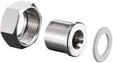 OVENTROP Verschraubung flachdichtend 1/2" IG x Überwurfmutter 3/4" IG für Bypassleitung