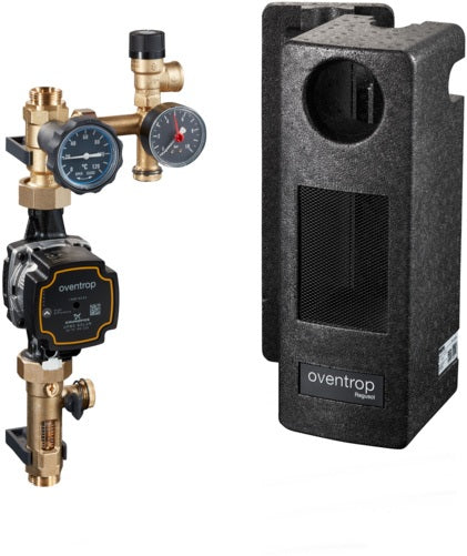 OVENTROP Regusol PH-180 DN 25 Übergabestation mit Grundfos UPM3 Solar 25-75 PWM