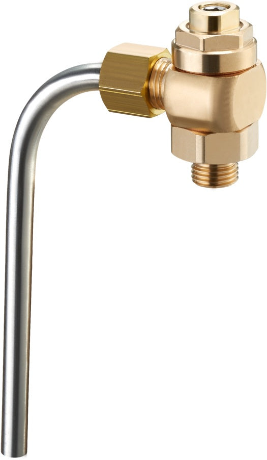 Oventrop Aquastrom P Probeentnahmeventil DN 10, 3/8 – Rotguss/Edelstahl, für Trinkwasser