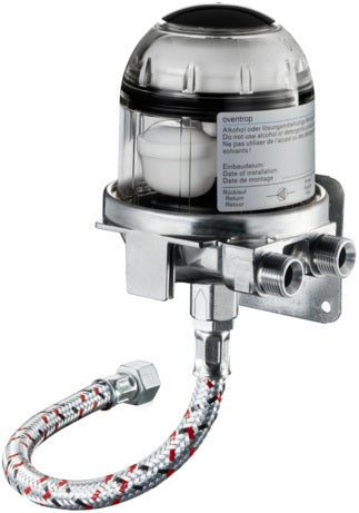 OVENTROP Toc-Uno-A Heizölentlüfter 1/4" IG x 1/4" IG mit Zubehör – automatische Entlüftung für Ölfeuerungsanlagen