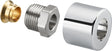 Oventrop Klemmringverschraubungs-Set für Baureihe E – verchromt, 1/2 Zoll x 15 mm