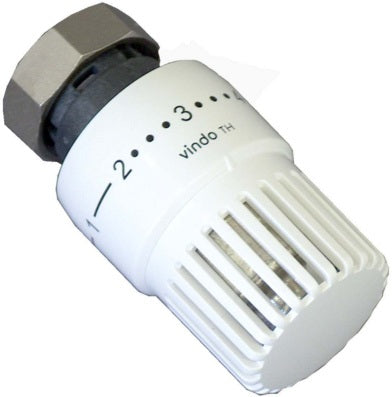 Oventrop Thermostat vindo TH mit Flüssig-Fühler, weiß, mit Nullstellung – M30 x 1,5