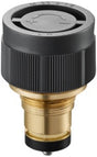 OVENTROP Ventileinsatz M 20 x 1,0 mit Einschraubgewinde – Thermostatisch, Messing, mit Blindstopfen
