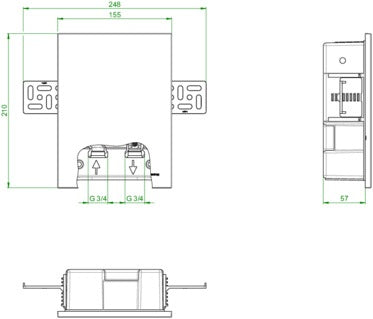 OVENTROP Unibox TQ-RTL R-Tronic Thermostat – Automatischer Hydraulischer Abgleich, Weiß