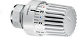 OVENTROP Thermostat Uni LR 7-28 °C mit Flüssig-Fühler, weiß, Nullstellung