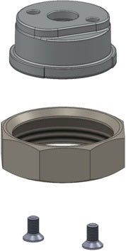 OVENTROP Anschlussset termios Pro für M30x1,5 – Adaption für marktübliche Thermostatventile
