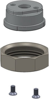 OVENTROP Anschlussset termios Pro für M30x1,5 – Adaption für marktübliche Thermostatventile