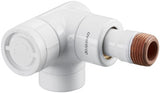 OVENTROP Thermostatventil Baureihe E Winkel-Eck links DN 15 1/2Z PN 10 anthrazit
