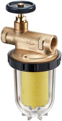 OVENTROP Oilpur Heizölfilter Einstrang DN 10 mit Niro-Edelstahlsieb 100-150 µm