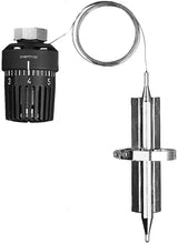 OVENTROP Temperaturregler mit Anlegefühler, Wärmeleitsockel & 2 m Kapillarrohr, 20-50 °C