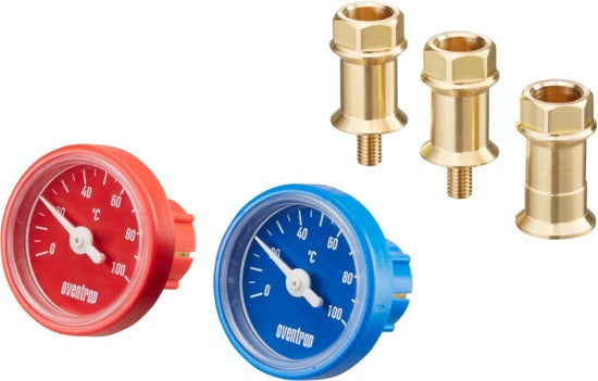 Oventrop Optibal P Thermometer-Umrüstsatz DN 25-32, 2 Stück, anthrazit