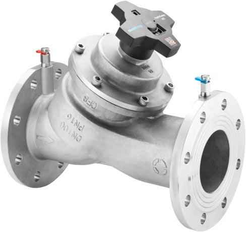 OVENTROP HydroControl VFS Strangregulierventil DN 65 PN 16 aus Edelstahl – mit Messanschluss