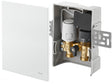 OVENTROP Unibox T-RTL R-Tronic Thermostat mit Stellantrieb und Funkempfänger, weiß