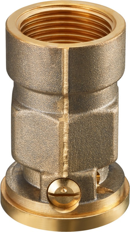 OVENTROP OV Sperrventil SVI DN 25, G 1Z IG, G1 1/2Z IG ÜM, PN10, Messing – 10 Stück