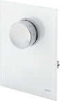 OVENTROP Abdeckung mit Thermostat Echtglas weiß für Unibox T-RTL