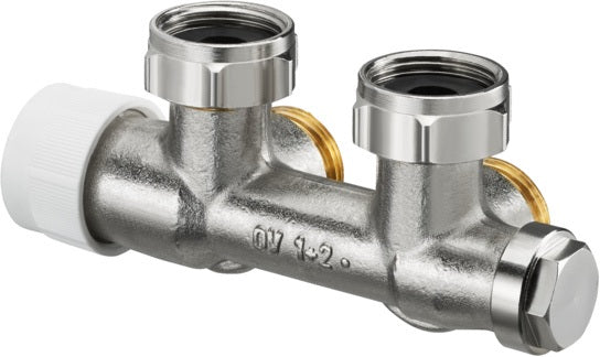 Oventrop Multiblock T Zweirohrarmatur 3/4 Zoll Durchgang – Regeln, Absperren, Entleeren