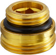 OVENTROP OV Einschraubstutzen 1/2" AG x 3/4" AG für Multiflex F – Messing, selbstdichtend, 10er-Set