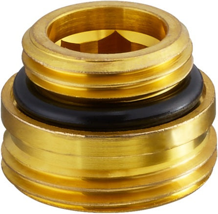 OVENTROP OV Einschraubstutzen 1/2" AG x 3/4" AG für Multiflex F – Messing, selbstdichtend, 10er-Set