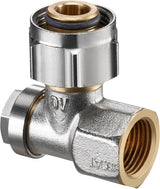 OVENTROP Absperrwinkelverschraubung Combi 3, 3/4" ÜM x 1/2" IG, vernickelt