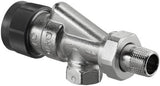 OVENTROP Thermostatventil Baureihe A M 30x1,5, Vorlauf-Axial DN 10 – vernickeltes Messing
