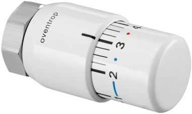 Oventrop Thermostat Uni SH weiß mit Nullstellung – Heizkörper-Thermostatkopf M30 x 1,5