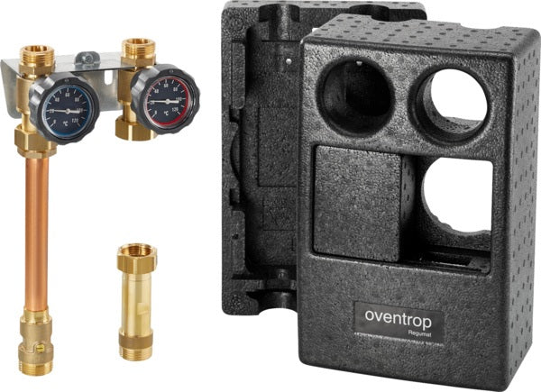 Oventrop Regumat S-130 Kessel-Anbindesystem DN 25 ohne Pumpe – ungemischte Heizkreisstation
