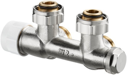 Oventrop Multiblock T Zweirohrarmatur 3/4 Zoll Durchgang – Regeln, Absperren, Entleeren