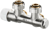 Oventrop Multiblock T Zweirohrarmatur 3/4 Zoll Durchgang – Regeln, Absperren, Entleeren