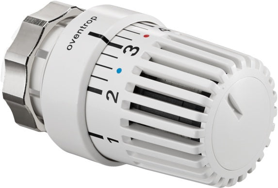 Oventrop Thermostat Uni LDV mit Flüssig-Fühler weiß – 7-28 °C, Klemmverbindung 34 mm