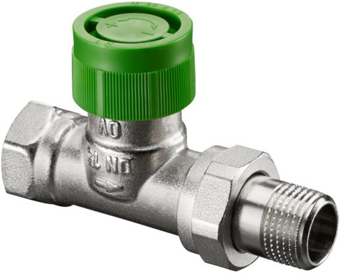 OVENTROP Thermostatventil AZ V DN 20, Rp 3/4 x R 3/4, PN 10, voreinstellbar, vernickelt