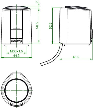 OVENTROP Regudis W-HTF Wohnungsstation – nickelgelötet, 17 l/min, Leistungsbereich 3