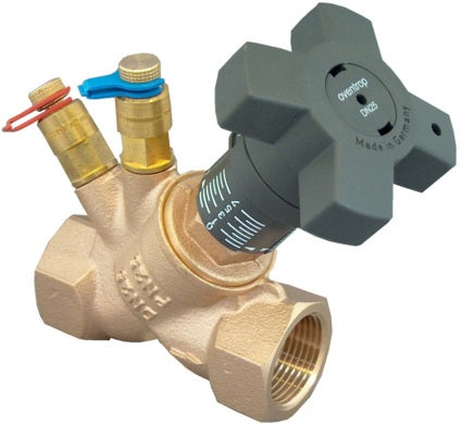 Oventrop Hydrocontrol VTR Strangregulierventil PN 25 DN 10 Rotguss mit 2 Messventilen