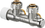 Oventrop Multiblock T Zweirohrarmatur 3/4 Zoll Durchgang – Regeln, Absperren, Entleeren