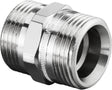 OVENTROP Doppelnippel Messing vernickelt G 3/4 Zoll Außengewinde x G 3/4 Zoll Außengewinde
