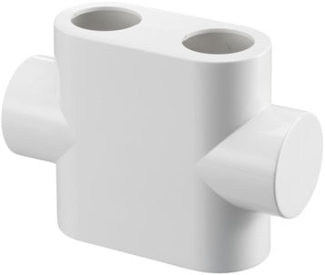 Oventrop Design-Abdeckung für Multiblock T Durchgang, anthrazit – Hahnblock-Zubehör