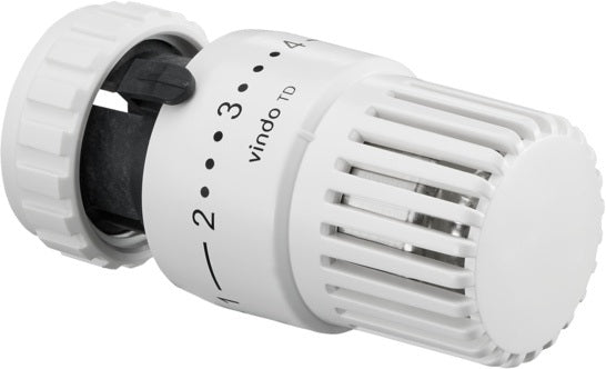 Oventrop Vindo TD Thermostat 7-28 °C mit Flüssig-Fühler und Nullstellung, weiß