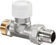 OVENTROP Thermostatventil AV 9 DN 15 – Voreinstellbar, vernickelt, für Zweirohrsysteme